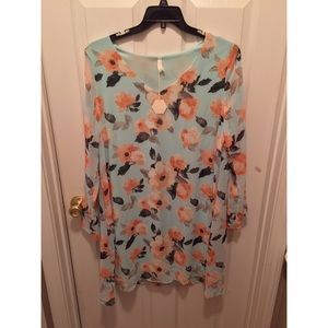 PinkBlush Floral Mini Dress